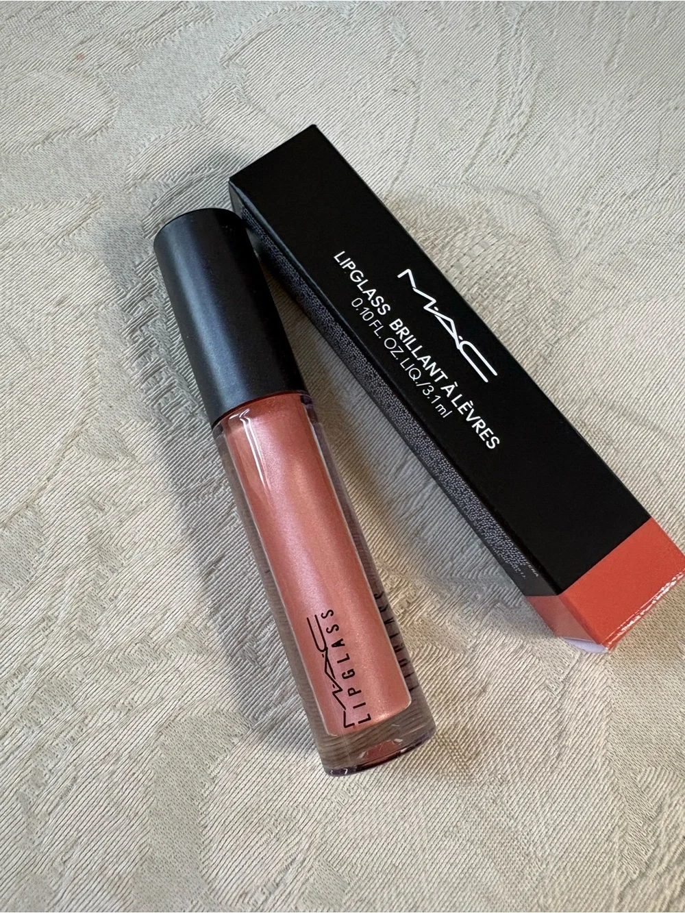 Mac Cosmetics Lipgloss Lipglass in Prrr BNIB